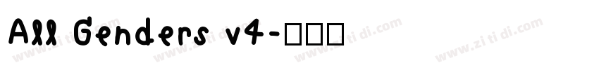 All Genders v4字体转换